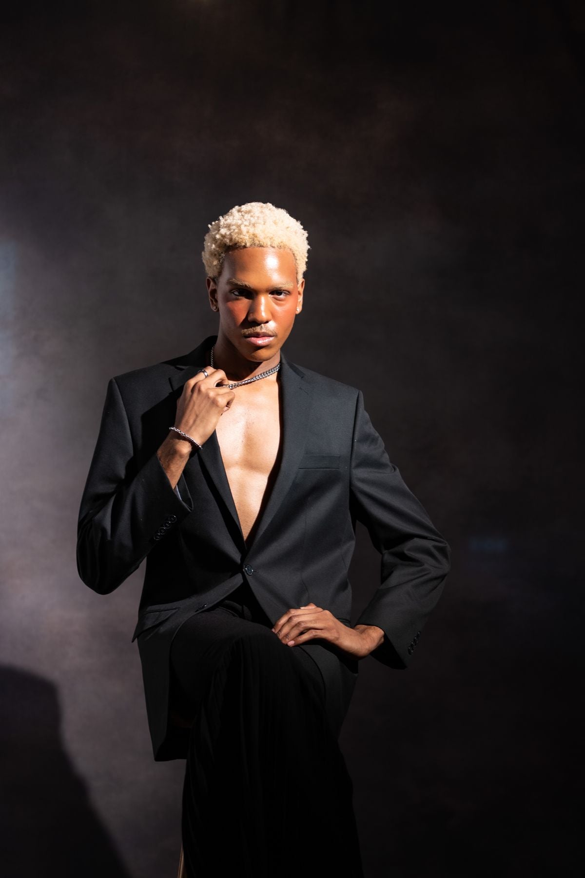 Man wearing a black blazer